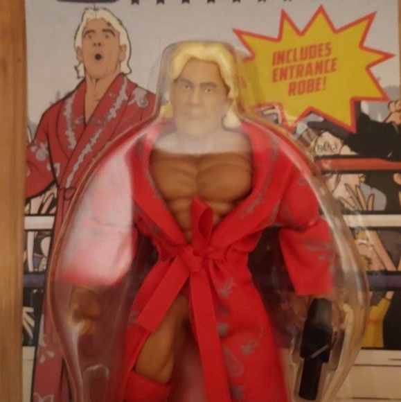 WWE Superstars The Nature Boy Ric Flair Series 1 Mattel Action Figure NWO New - Picture 2 of 8